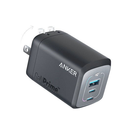 Cargador de pared Anker 100W (3 puertos) negro