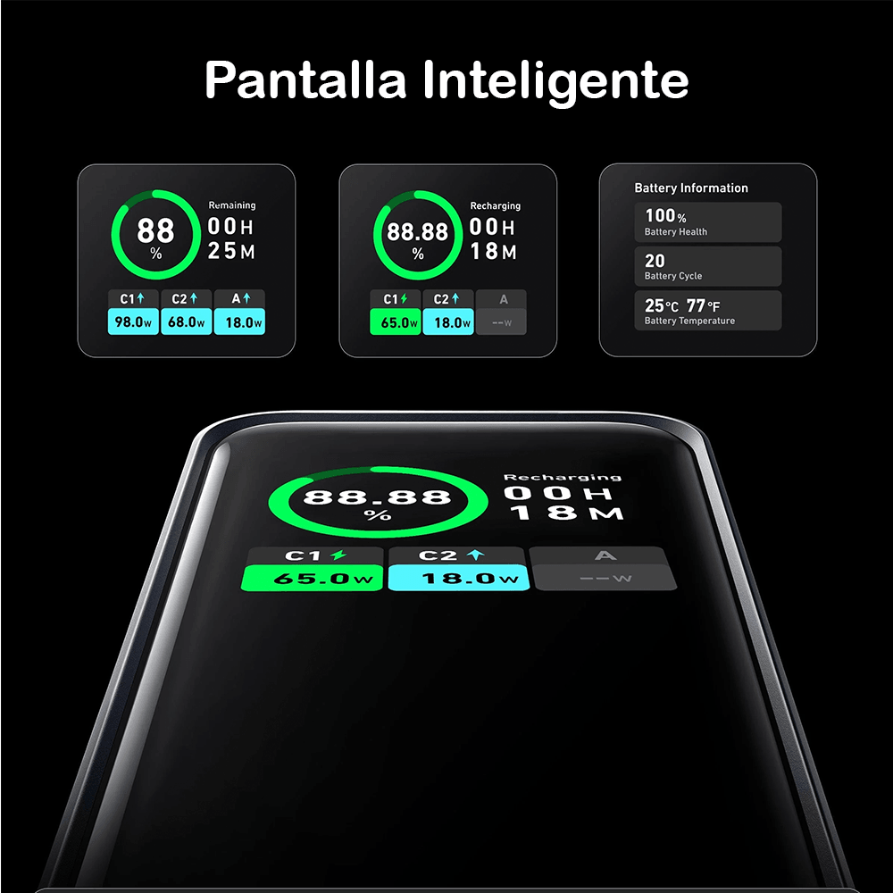 Powe Bank Anker Prime 20000 mAh 200W negra