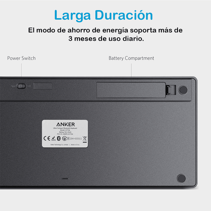 Teclado inalambrico Anker negro