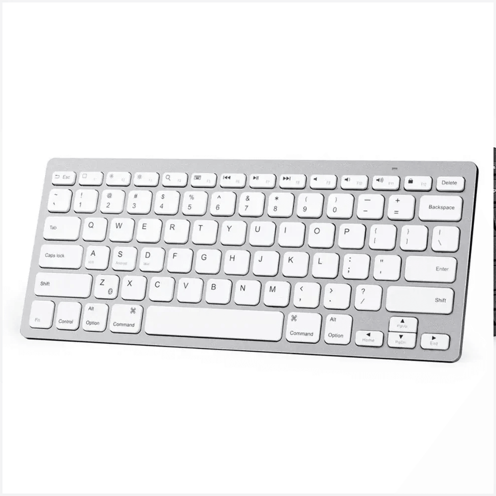 Teclado inalambrico Anker blanco