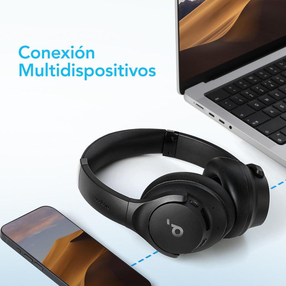 Audífonos Soundcore Q20i negros