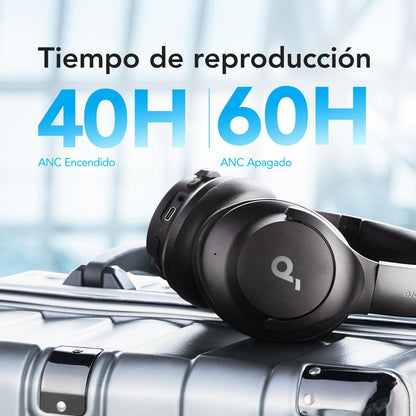 Audífonos Soundcore Q20i negros