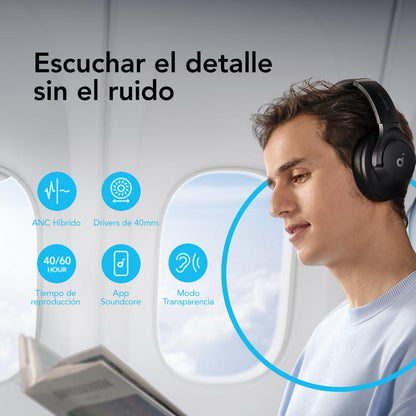 Audífonos Soundcore Q20i negros